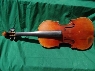 Vintage German Violin Labelled Ernst Henrich Roth 1922 1725 Strad Repair Restore photo