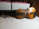 Antique Germany Stradivarius Violin And Otto Guetter Bow In Kantkrack Case String photo 1