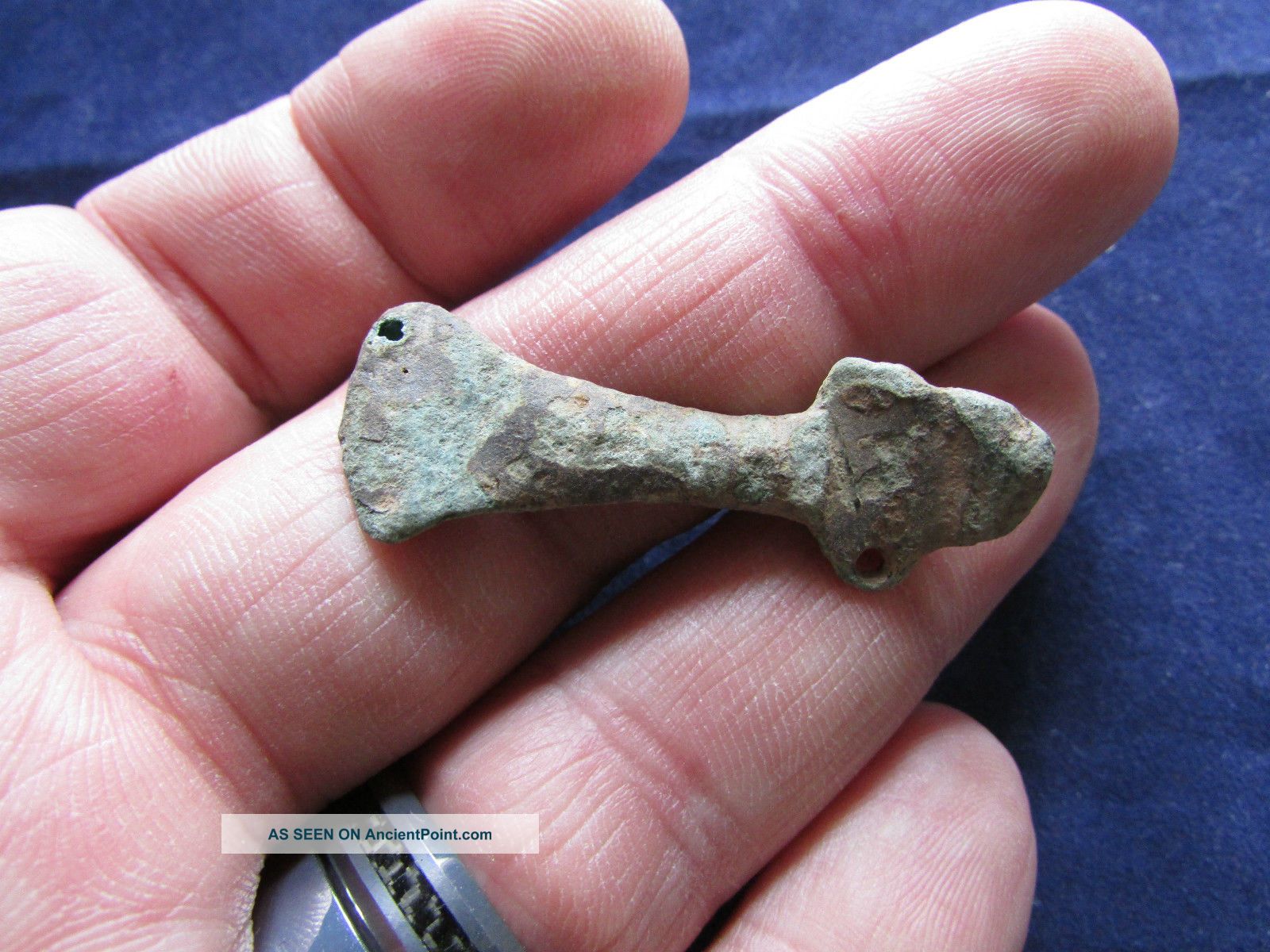 Saxon - Part Of A Bronze Brooch - (bac1258) British photo