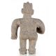 Pre - Columbian Costa Rican Black Porous Volcanic Stone Standing Priest Figure The Americas photo 5