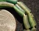Ancient Roman Glass Beads 1 Medium Strand Green 100 - 200 Bc 0240 Roman photo 2