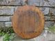 Antique Primitive Rustic Wooden Round Dining Table Room Kitchen 19th Century Old 1800-1899 photo 2