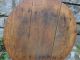 Antique Primitive Rustic Wooden Round Dining Table Room Kitchen 19th Century Old 1800-1899 photo 4
