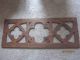 Gothic Oak Joliet Church Panel Victorian Fretwork Mirror Stained Glass Frame Other photo 6