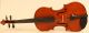 Old Violin Labeled Vicentino 1904 Geige Violon Violino Violine Fiddle String photo 1