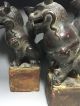 Pair Chinese Antique Porcelain Pottery Lion Foo Dogs 16/17 Century Ming Dynasty Other photo 4