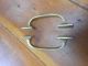 Reclaimed Pair Brass Bow/pull Door Handles Door Knobs & Handles photo 3
