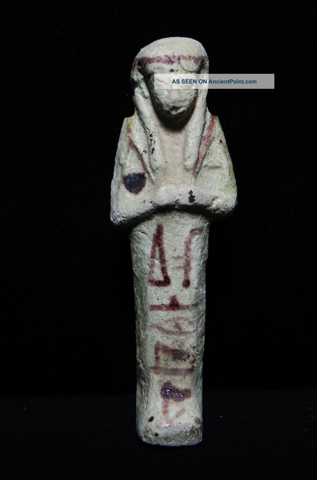 Zurqieh - Ancient Egypt,  21st Dynasty 1077 - 943 B.  C,  Faience Shabti Egyptian photo
