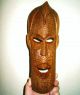 Interesting Vintage African Carved Light - Wood Wall - Mask Other photo 4