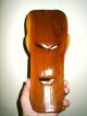 Interesting Vintage African Carved Light - Wood Wall - Mask Other photo 5