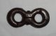 Antique Old Uncommon Iron Figure Eight Rope Chain Connector Anchor Logo Nautical Other photo 1