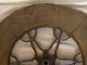 Early 1900 ' S Industrial Style / Steampunk Wood & Ornate Cast Aluminum Wheel 1 Other photo 7