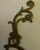 Antique Brass Beckwith ' S Round Oak Stove Finial Pediment Decoration Stoves photo 3