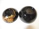 【慶】 Japanese Wooden Gold Lacquer Bowl / Maple (em4) Bowls photo 4