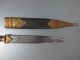 Gorgeous Hand Made Dagger With His Sheath Large Knife Ottoman - Islamic? - Rare Islamic photo 3