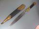 Gorgeous Hand Made Dagger With His Sheath Large Knife Ottoman - Islamic? - Rare Islamic photo 7
