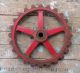 Vintage Industrial Gear Cog Sprocket Metal Cast Iron Steampunk Gears Lamp Base Other photo 1