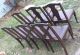 6 Victorian Chesley Furniture Co.  T - Back Tiger Oak Dining Chairs From Canada 1900-1950 photo 1