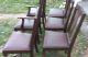 6 Victorian Chesley Furniture Co.  T - Back Tiger Oak Dining Chairs From Canada 1900-1950 photo 3