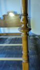 Vintage Drexel Heritage Velero Four Poster Canopy Bed Ornate Queen Headboard Post-1950 photo 8