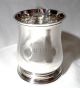 Rare London 1910 Antique Solid Sterling Silver Baluster Mug Cup Tankard - 218g Cups & Goblets photo 2