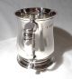 Rare London 1910 Antique Solid Sterling Silver Baluster Mug Cup Tankard - 218g Cups & Goblets photo 6
