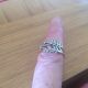 ' Beach Finds ' A ' Floral ' Ladies Ring Size T British photo 1