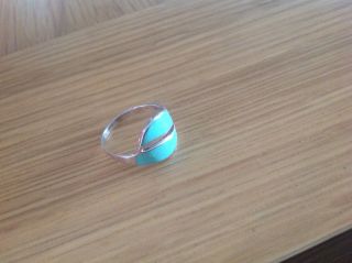 ' Beach Finds ' A Really Lovely Hallmarked Silver Ladies Ring Size M photo