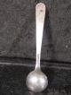 Sterling Unknown Maker Salt Spoon 2 1/2 