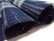 Japanese Old Antique Zanshi Indigo Stripe Indigo Cotton Boro Textile 051807 Kimonos & Textiles photo 4