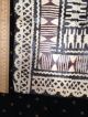 Antique Tapa Barkcloth Cloth From South Pacific Hand Printed Nr Pacific Islands & Oceania photo 2
