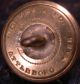 Civil War Ny28 York Officers Coat Button - D.  Evans Attleboro Mass Buttons photo 2