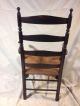 Chair Antique Windsor Rush Seat Ships $69 Greyhound,  C12pix4details & Make Offer 1800-1899 photo 4