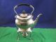 Vintage Spirit Kettle Teapot Silver Plated.  A Real One Off.  Fantastic P3806usc Tea/Coffee Pots & Sets photo 8