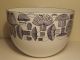 Kaj Franck Arabia Finel Enamel Bowl Mushroom Finland Mid Century Mid-Century Modernism photo 1
