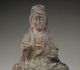China Old Collectable Handmade Carving Wood Efficacious Buddha Statue Kuan Yin Buddha photo 1