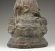 China Old Collectable Handmade Carving Wood Efficacious Buddha Statue Kuan Yin Buddha photo 2