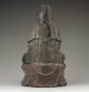 China Old Collectable Handmade Carving Wood Efficacious Buddha Statue Kuan Yin Buddha photo 3