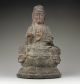 China Old Collectable Handmade Carving Wood Efficacious Buddha Statue Kuan Yin Buddha photo 5