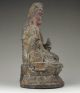 China Old Collectable Handmade Carving Wood Efficacious Buddha Statue Kuan Yin Buddha photo 6