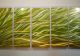 Abstract Green/gold Metal Wall Art Painted Sculpture - Rays Of Hope By Jon Allen Mid-Century Modernism photo 3