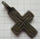Medieval Period Bronze Cross 1200 - 1300 Ad Vf, Other photo 6