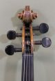 Antique 4/4 Figured Maple Violin W/ Stainer Mark & Label,  & Unrestored String photo 4