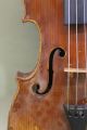 Antique 4/4 Figured Maple Violin W/ Stainer Mark & Label,  & Unrestored String photo 5