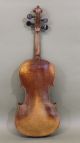 Antique 4/4 Figured Maple Violin W/ Stainer Mark & Label,  & Unrestored String photo 6