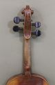 Antique 4/4 Figured Maple Violin W/ Stainer Mark & Label,  & Unrestored String photo 7