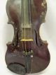 Early Full Size Violin And Bow With Leather Case Late 1800 ' S As Found String photo 3