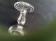 Vintage John Bull Clear Blown Glass Eye Wash Cup - Faceted Stem - - Optical photo 4