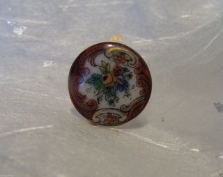 Sweet Marked Depose France Antique Hand Painted Porcelain/china Button French photo