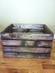Vintage Stained - Rustic Wood Crate Boxes photo 2